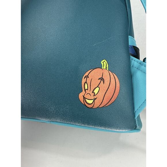 Loungefly Casper The Friendly Ghost Pumpkin Costume Mini Backpack Dark Forest - Picture 8 of 16